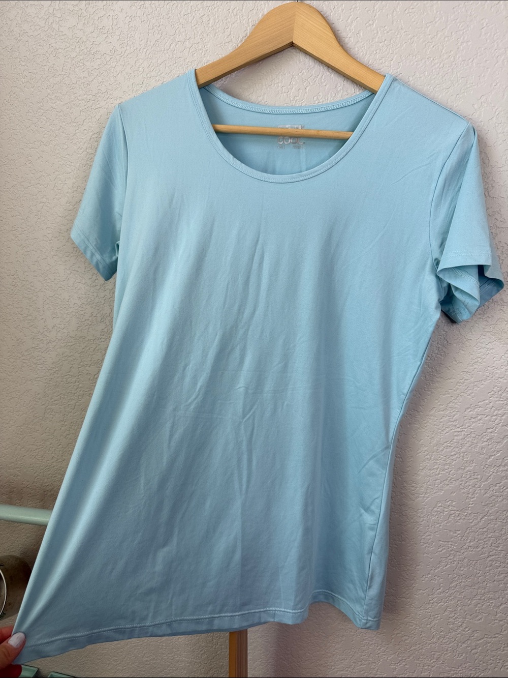 32 Degrees Cool Short Sleeve Tee Shirt Light Blue size Large - Picture 6 of 7